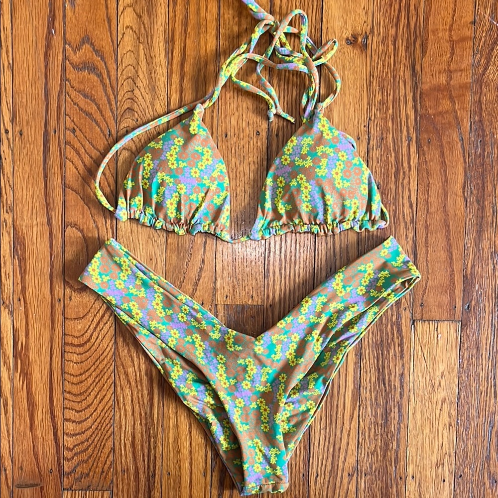Urban Outfitters Floral Bikini Set